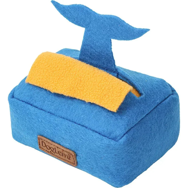 Interactive Treat, Feeder, Pet Toys, Nosework Training, Sniffing,Tissue Box Snuffle Toy for Cats Dogs