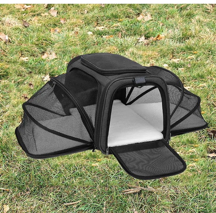 Pet Carriers Backpack Portable Breathable Foldable Shoulder Bag Cat Dog Carrier Bags Outgoing Travel Pets Handbag Transport Bag