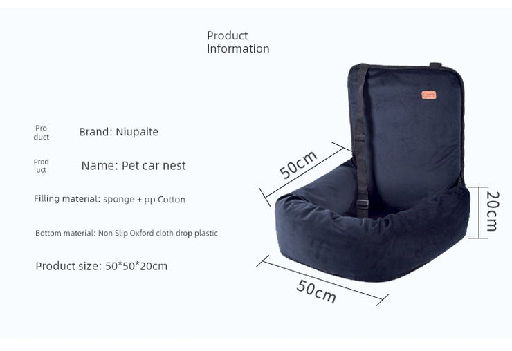 Dog Car Pet Bed Pet Seat Car Nest Car Mats Car Cushion Safety Seat Car Kennel Car Cage
