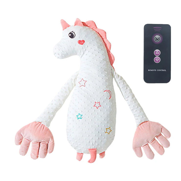 Baby Sleeping Patting Doll Pillow Soothing Electric Palm Baby Pillows Newborn Protector Sleep Nursing Pillow Animals Calming Toy