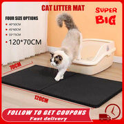 Cat Litter Mat With Gift Double Layer Waterproof Pet Litter Box Mat Non-slip Sand Cat Pad Washable Bed Mat Clean Pad Products
