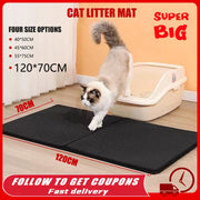 Cat Litter Mat With Gift Double Layer Waterproof Pet Litter Box Mat Non-slip Sand Cat Pad Washable Bed Mat Clean Pad Products