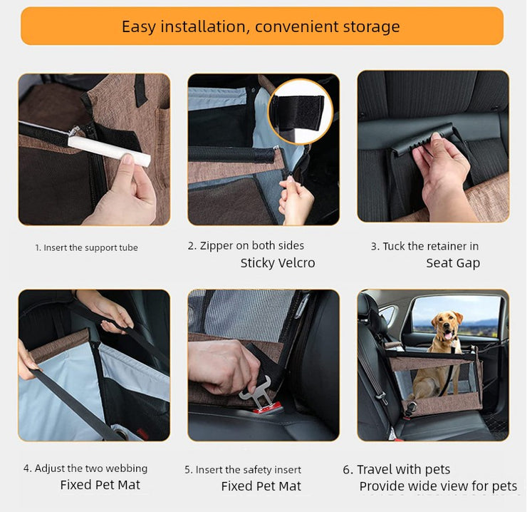 Pet Car Nest Dog Car Seat Dog Car Handy Gadget Car Mat Dog Car Automobile Cushion Front Seat