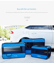 Pet Car Handy Gadget Dog Car Safety Seat Car Kennel Cage Cat Car Rear Seat Car Pet Mat