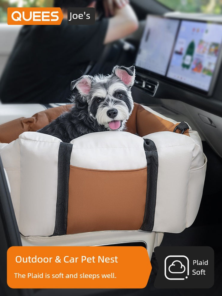 Qiao's Car Nest Doghouse Cathouse Car Pet Mat Car Diaper Bag Dog Safety Seat Car Handy Gadget