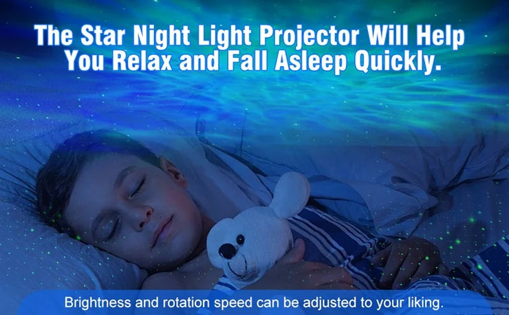 Night Light Galaxy Projector Starry Sky Projector 360° Rotate Planetarium Lamp For Kids Bedroom Valentines Day Gift Wedding Deco