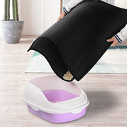 Cat Litter Mat With Gift Double Layer Waterproof Pet Litter Box Mat Non-slip Sand Cat Pad Washable Bed Mat Clean Pad Products