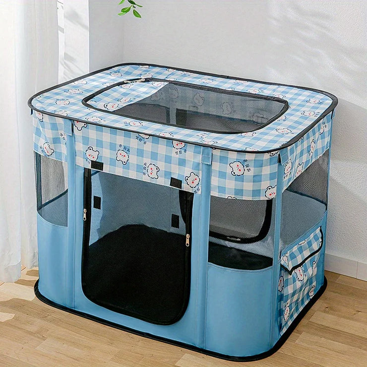 Portable Foldable Pet Playpen, Pets Houses For Dogs And Cats, Collapsible Kennel For Dogs, Cats, And Rabbits