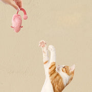 New Interactive Mouse Plush Cat Chew Toys Boredom Interactive Plush Toys Kitten Game Indoor Plush Mice Luminous Toys For Cats