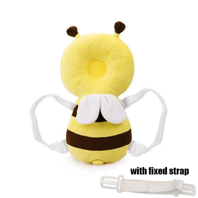 Head Back Protector Baby Protect Pillow Learn Walk Headgear Prevent Injured Safety Pad  prevention Fall Cartoon Bee Kids Pillows
