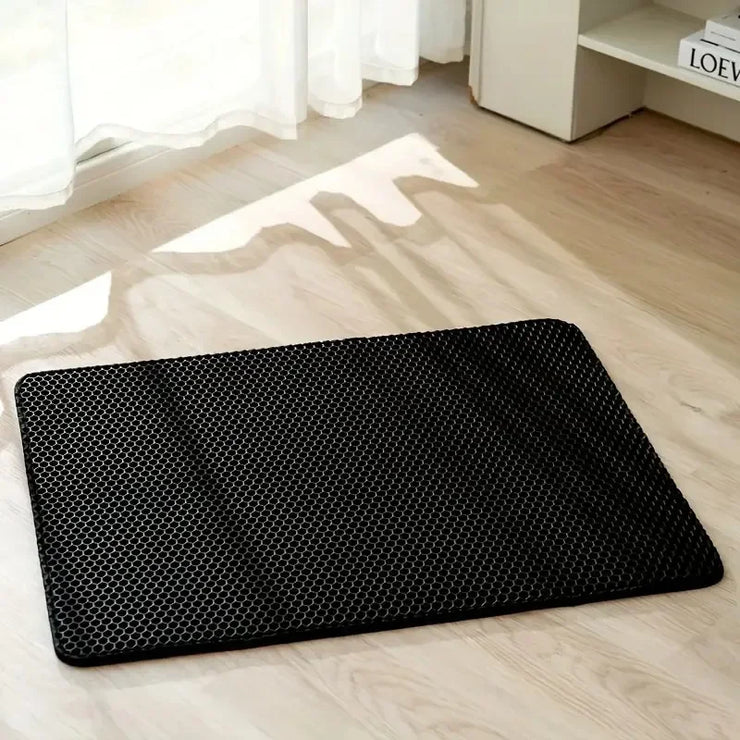 EVA Double Layer Cat Litter Pad Waterproof Non-slip Sand Basin Filter Kitten Dog Washable Easy Cleaning Pet Accessories