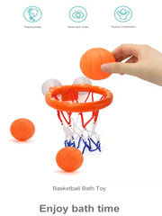 Baby Bath Toy Toddler Boy Water Toys Bathroom Bathtub Shooting Basketball Hoop with 3 Balls Kids Outdoor Play Set Cute Whale