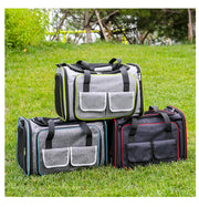 Pet Bag 1PC Cats and Dogs Chest Breathable Folding Portable Trolley Double Shoulder Handheld Crossbody Outdoor Bag Pet Products
