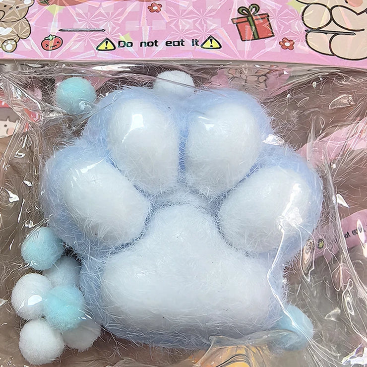 Squeeze Cat Paw Toys Cute Soft Abreact Relief Relax Toys Sticky Decompressing Pinching Cat Paw Stress Relief Squishy Toy Gift