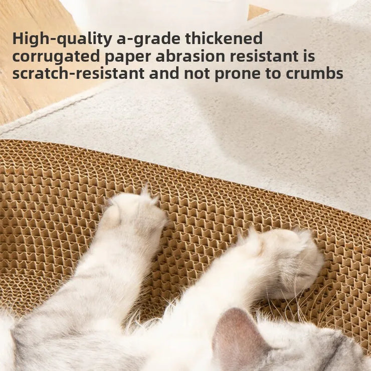 Cat Scratching Board Protective Furniture Claw Grinding Toys Pet Bed for Cat Stuff Oval Corrugated Paper Accessories Cats Nesk