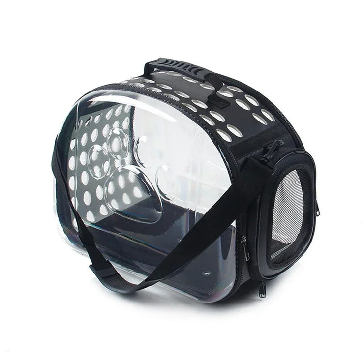 Pet Shoulder Crossbody Bag  Breathable and Portable Pet Outing Cat Backpack Outdoor Travel Handbag, Small Dog Folding Bag