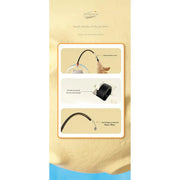 Electric Interactive Cat Toy Cat Toys with Feather Cat Teaser Wand Rechargeable Electric Sensing Pet Toys for Chasing