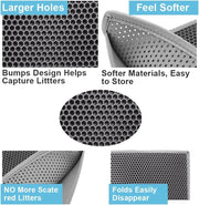 Cat Litter Mat With Gift Double Layer Waterproof Pet Litter Box Mat Non-slip Sand Cat Pad Washable Bed Mat Clean Pad Products