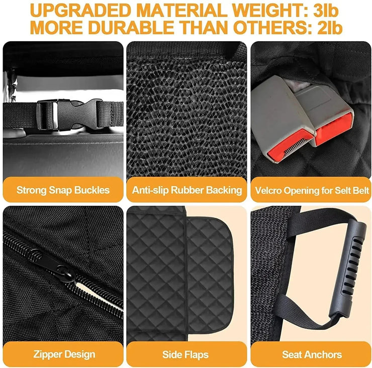 Car rear pet seat cushion, cat and dog car seat cushion, waterproof and dirt proof, universal car seat cushion cover accessories