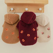 Winter Dog Cat Coat Warm Fleece Pet Clothes Hooded Coat Down Jacket Puppy Pet Clothing for Dogs Chihuahua Yorkie Pug Outfits