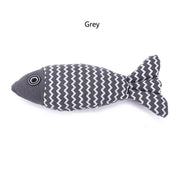 Cat for toy self high boredom resistant bite clean teeth linen fish grinding teeth fun cat toy simulation fish toy pet supplies