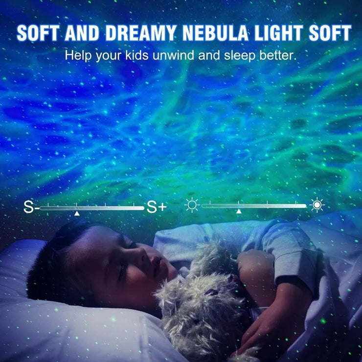 Night Light Galaxy Projector Starry Sky Projector 360° Rotate Planetarium Lamp For Kids Bedroom Valentines Day Gift Wedding Deco