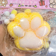 Squeeze Cat Paw Toys Cute Soft Abreact Relief Relax Toys Sticky Decompressing Pinching Cat Paw Stress Relief Squishy Toy Gift