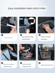 Pet Car Handy Gadget Small and Medium-Sized Dogs Front and Rear Dog Kennel