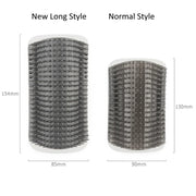 Cat Self Groomer with Catnip Wall Corner Scratcher Comb Soft Grooming Massage Brush Toy Scratch Massager Tool for Kitten Puppy