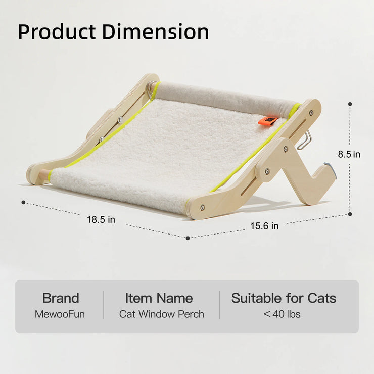 Cat House Window Perch Winter Mat Easy Washable Fabric Hammock Hanging Bed for Pet Seat Nest Bearing Cushion Shelf Sleep Seat