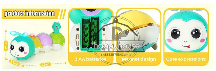 Crawling Baby Toys 6 to 12 Months Toddler Light up Musical Toys Baby Toys 7 8 9 12 Months Early Educational Toys for Infant Toys