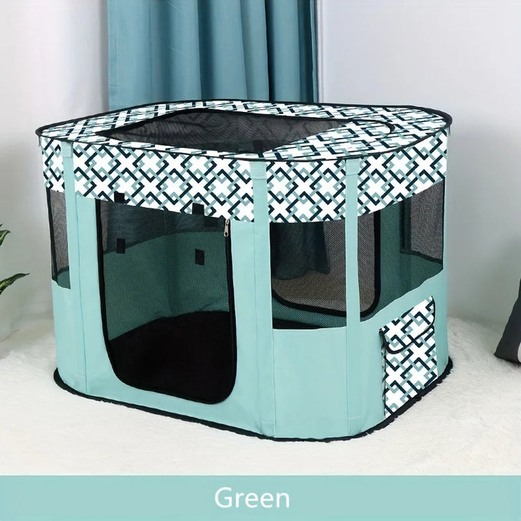 Portable Foldable Pet Playpen, Pets Houses For Dogs And Cats, Collapsible Kennel For Dogs, Cats, And Rabbits