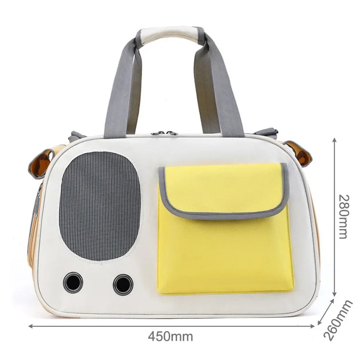Portable Pet Dog Carrier Bag Portable Foldable Shoulder Bag Outdoor Handbag Transport Bag for Small Dogs Cats Pet Supplies