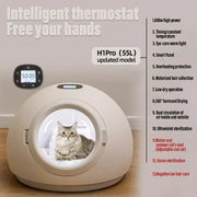 Smart Pet Drying Box, Automatic Temperature Control Dryer, Water Sterilization, Anti Cold, Beauty Equipment, Cats and Dogs