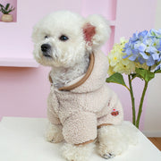Winter Dog Cat Coat Warm Fleece Pet Clothes Hooded Coat Down Jacket Puppy Pet Clothing for Dogs Chihuahua Yorkie Pug Outfits