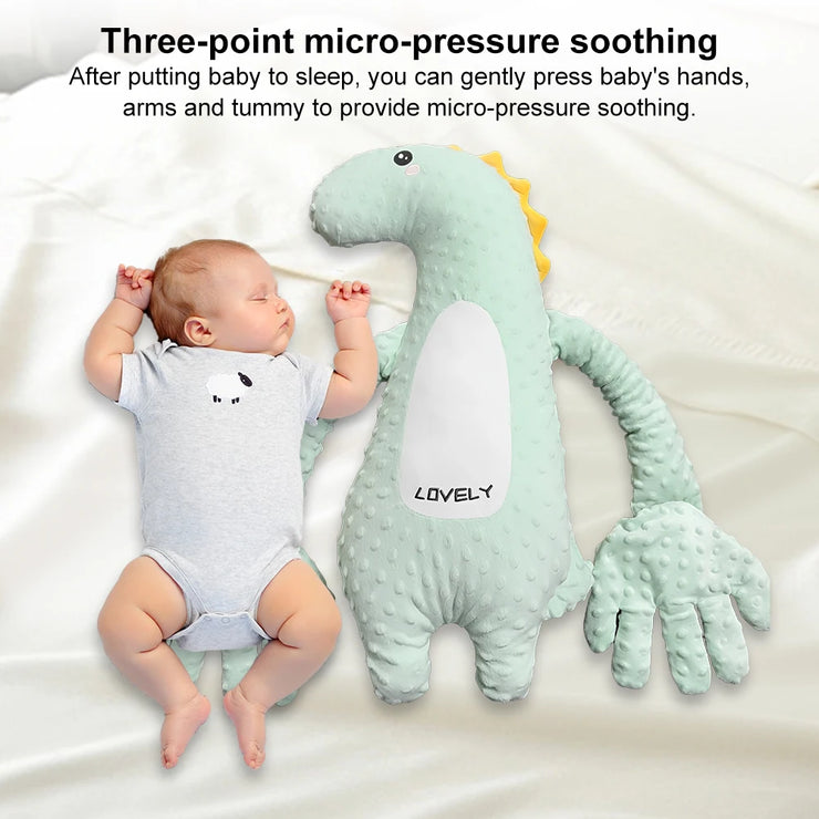Baby Sleeping Patting Doll Pillow Soothing Electric Palm Baby Pillows Newborn Protector Sleep Nursing Pillow Animals Calming Toy