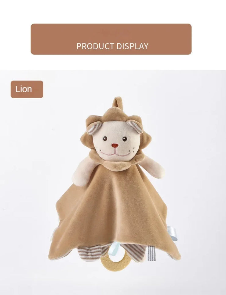 New Baby Toys 0-1 Year Old 2-year-old Hand Puppet Newborn Comfort Cloth Baby Comfort Doll Plush Toy Children's Hand Puppet Plush