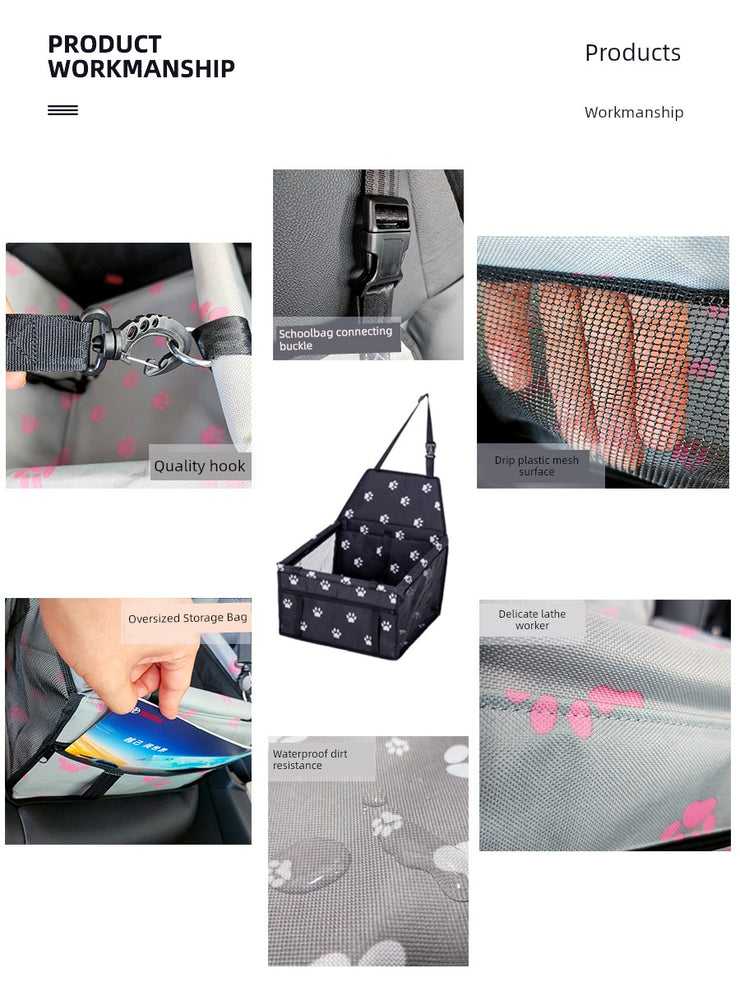 Pet Car Nest Dog Car Seat Dog Car Handy Gadget Car Mat Dog Car Automobile Cushion Front Seat