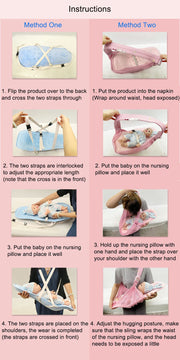Baby Breastfeeding Pillows Support Strap Newborn Sleep Feeding Pillow Infant Anti-spit Milk Nursing Pillow Hug Artifact Cushion