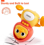 Baby Crawling Toys Infant Moving Walking Dancing Toys with Light Toddler Interactive Development Tummy Time Birthday Gifts