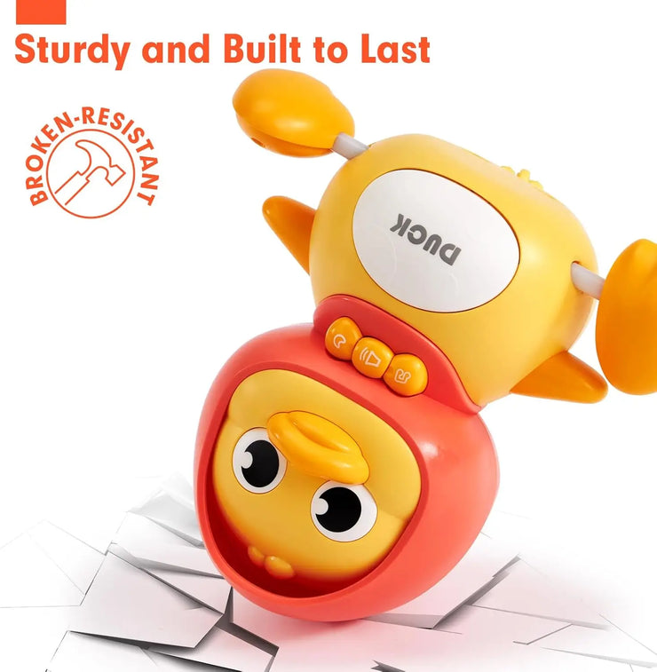 Baby Crawling Toys Infant Moving Walking Dancing Toys with Light Toddler Interactive Development Tummy Time Birthday Gifts