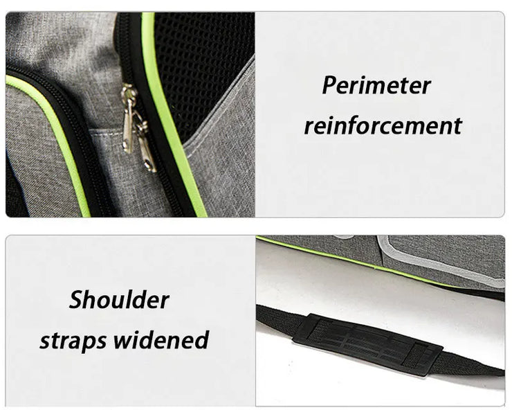 Pet Carriers Backpack Portable Breathable Foldable Shoulder Bag Cat Dog Carrier Bags Outgoing Travel Pets Handbag Transport Bag