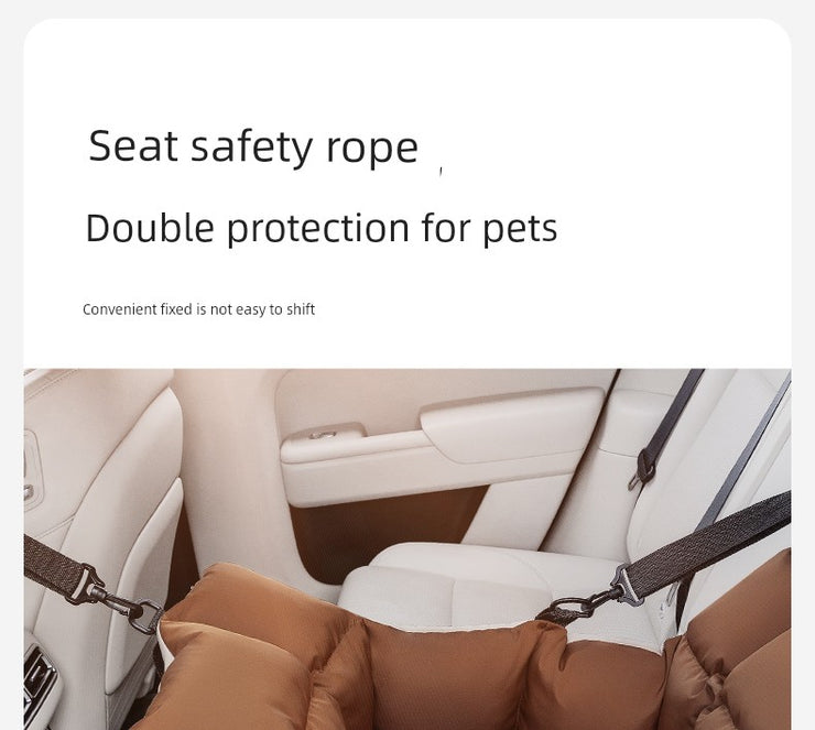 Qiao's Car Nest Doghouse Cathouse Car Pet Mat Car Diaper Bag Dog Safety Seat Car Handy Gadget