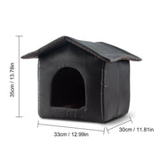 Outdoor Pet House Waterproof Houses Pet Shelter For Pets Cat Kennel Bed Travel Nest Carrier Thickened Cat Nest Tent Cabin
