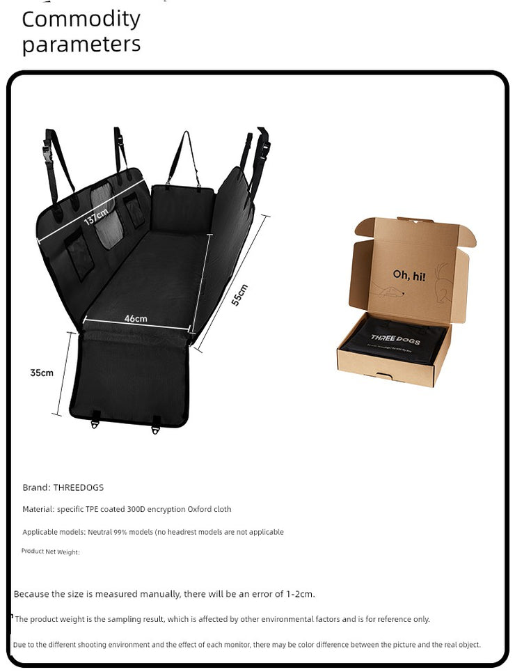 out Rear Doghouse Car Pet Mat