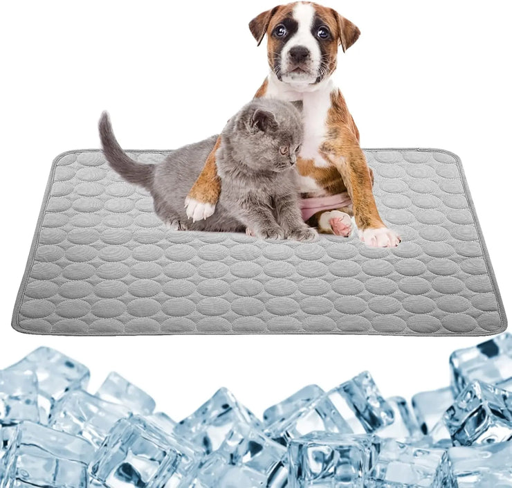 Pet Ice Silk Mat Dog Mat Summer Cool Mat Cooling Breathable Cat Cool Mat Cooling Supplies Dog Pet Mat For Cat Washable