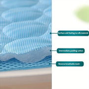 Pet Ice Silk Mat Dog Mat Summer Cool Mat Cooling Breathable Cat Cool Mat Cooling Supplies Dog Pet Mat For Cat Washable