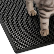Cat Litter Mat With Gift Double Layer Waterproof Pet Litter Box Mat Non-slip Sand Cat Pad Washable Bed Mat Clean Pad Products