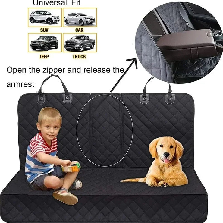 Car rear pet seat cushion, cat and dog car seat cushion, waterproof and dirt proof, universal car seat cushion cover accessories