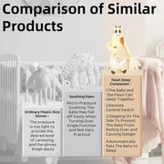 Baby Sleeping Patting Doll Pillow Newborn Pillows Remote Control Soothing Palm Baby Nursing Pillow Toddler Aid Sleep Companion